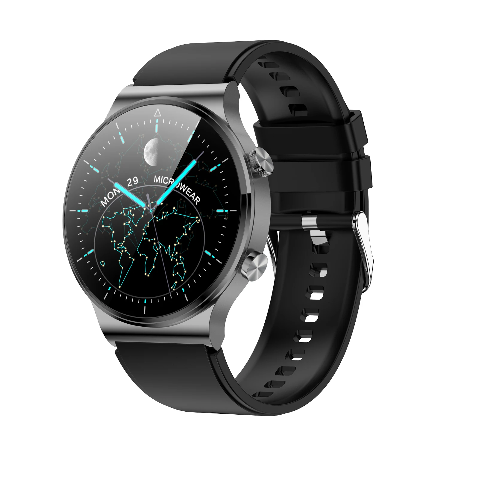 1.3 Inch Pulsuhr Schlafmonitor Kamerasteuerung Sportuhr IP68 Wasserdicht Herren M2 Pro Smartwatch M2Pro