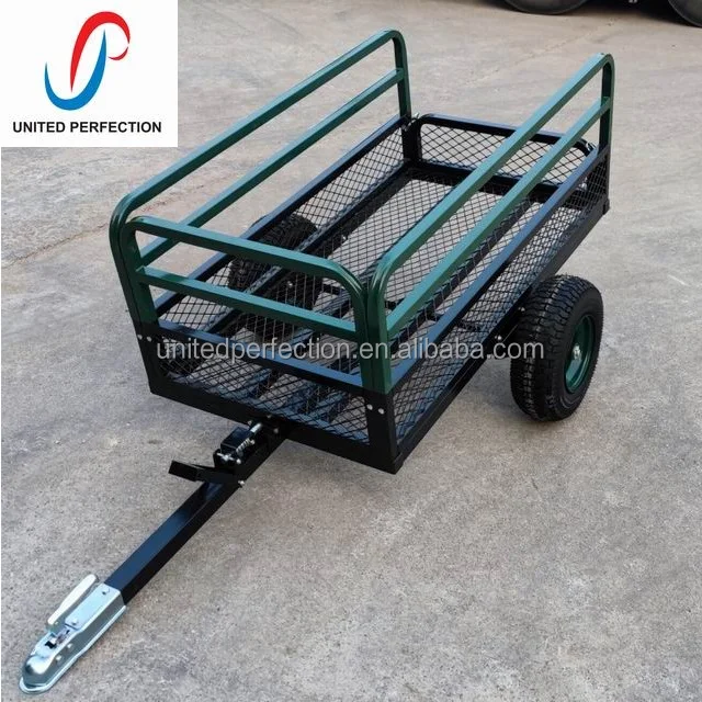 CTC Supplied Tractor  Behind Tow Bike Dump Trailer Motorcycle & ATV Trailers ATV/UTV tipping trailer with low MOQ