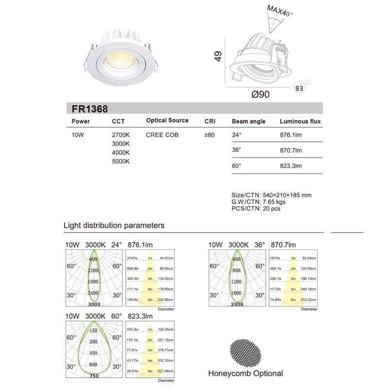 wall washer cabinet recessed spot indoor lighting new design downlight spot light adjustable trimless anti glare
