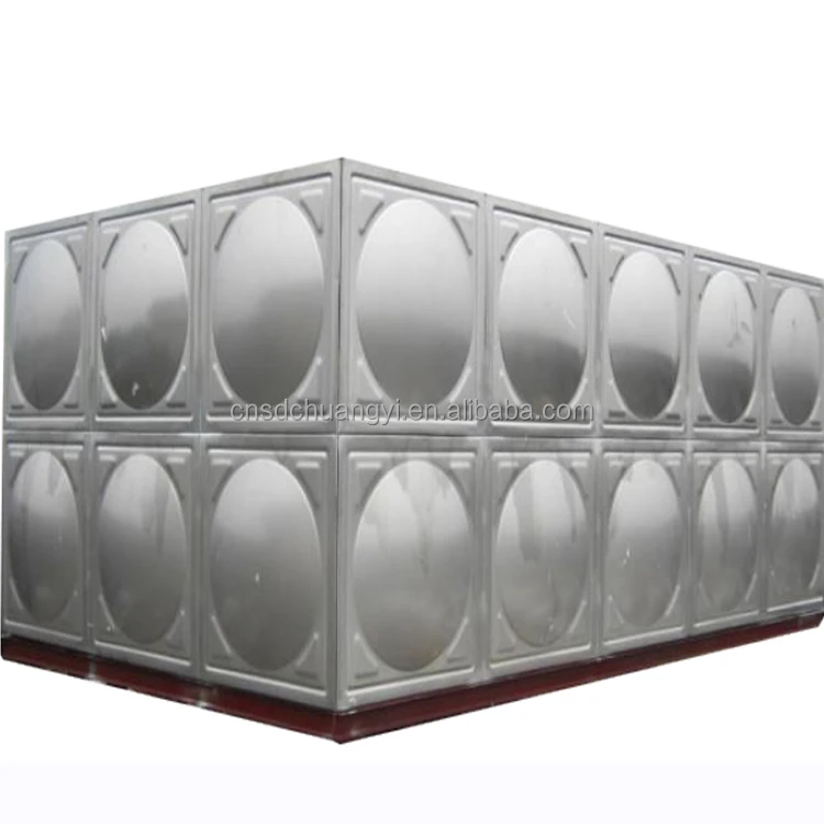 Hot Sale Pressed Stainless Steel Sectional SS304 Water Storage Tank 50m3