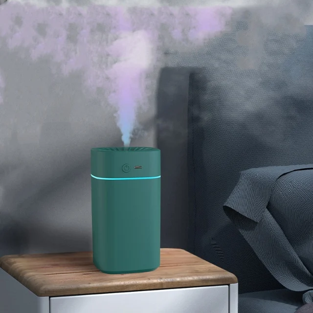 USB Portable Nozzle Diffuser Ultrasonic Mist Maker with Colorful LED Light For Car And Home Bedroom