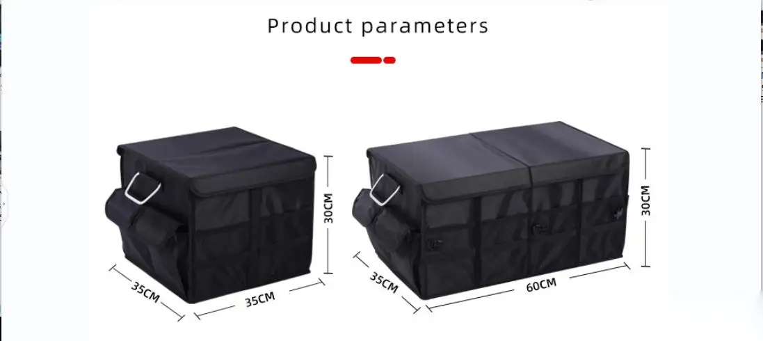 Waterproof Collapsible Car Trunk Storage Box Organizer