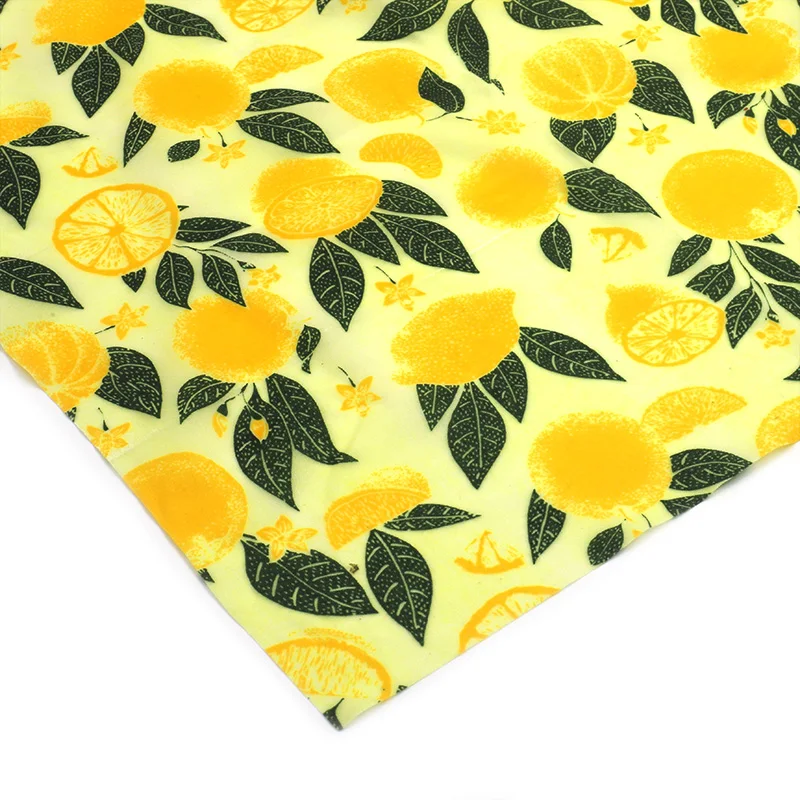 Многоразовые обертки для пчелиного воска, набор пищевых продуктов из 3 больших и средних оберток для пчелиного воска, чистая, здоровая, устойчивая к воздействию пчелиного воска