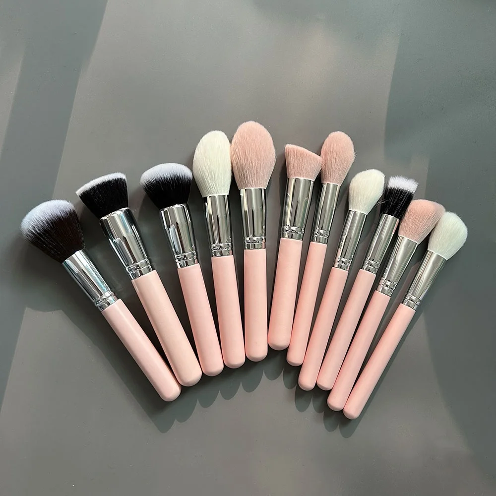 Fashion professional face brushes travel kit face makeup brush set for makeup complete face set