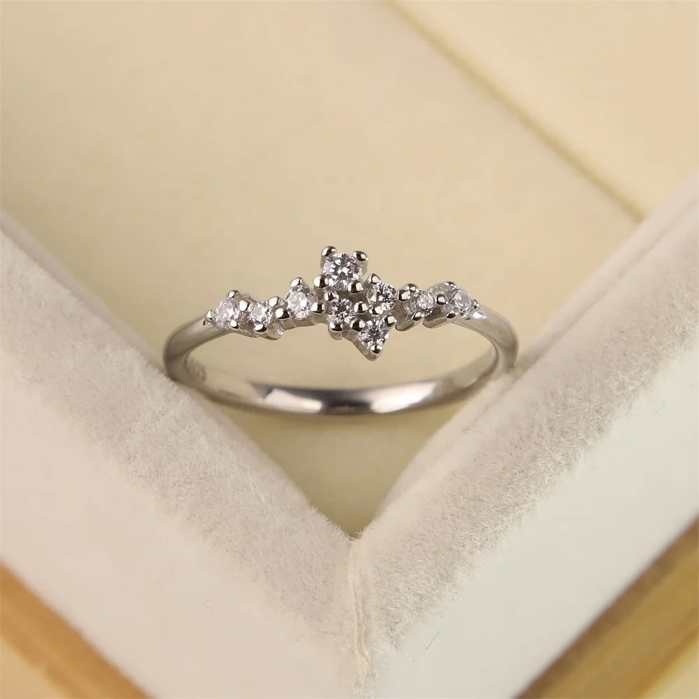 
Серебряное кольцо S925, женское изысканное простого темперамента, кольцо с сердечком и стрелкой из циркония, обручальное кольцо, романтический подарок 