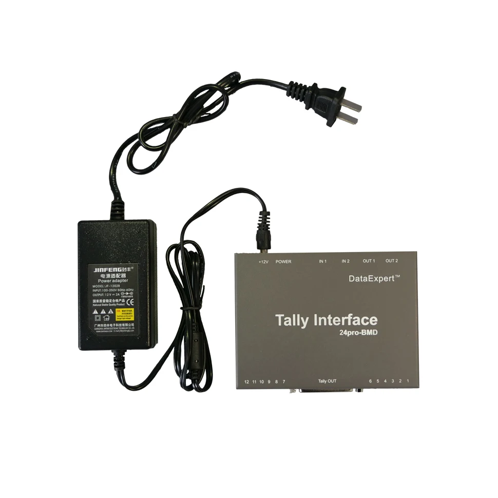 Hot Selling High Quality Professional Accurate 24pro Tally Interface With Power Supply for Camera Company and Director