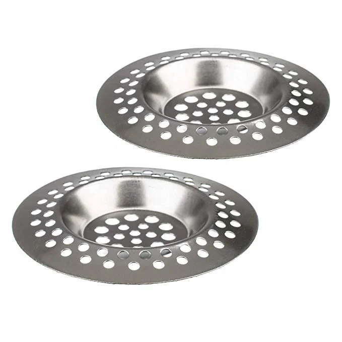 2 PCS Stainless Steel Kitchen Sink Strainer With Customized Package