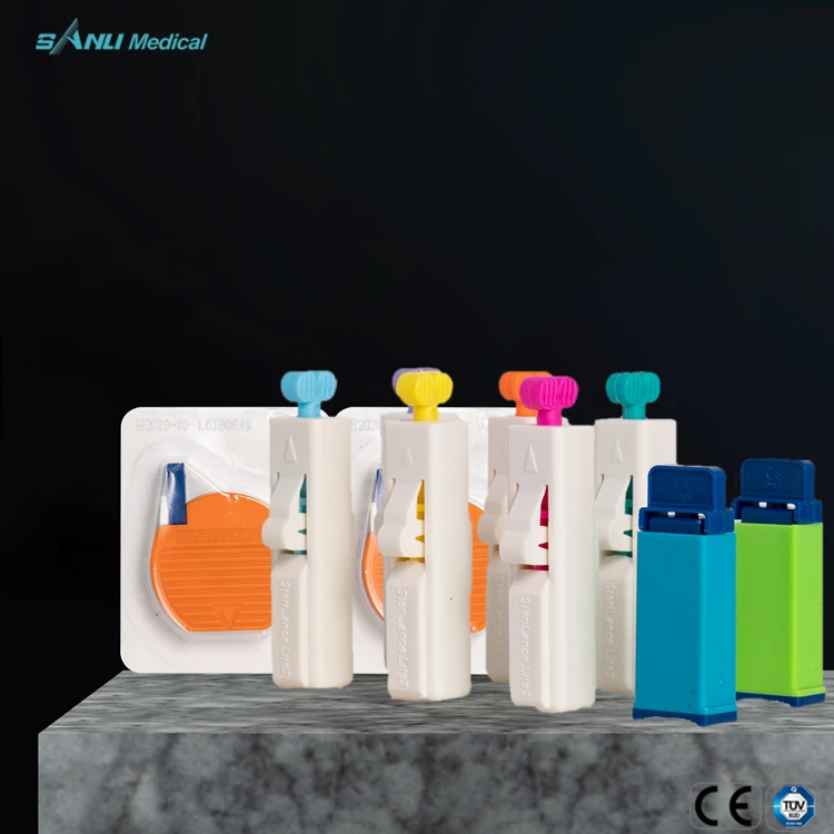 Medical Automatic Blood Lancet Pen Blood Lancing Device Automatic Blood Collection Pen