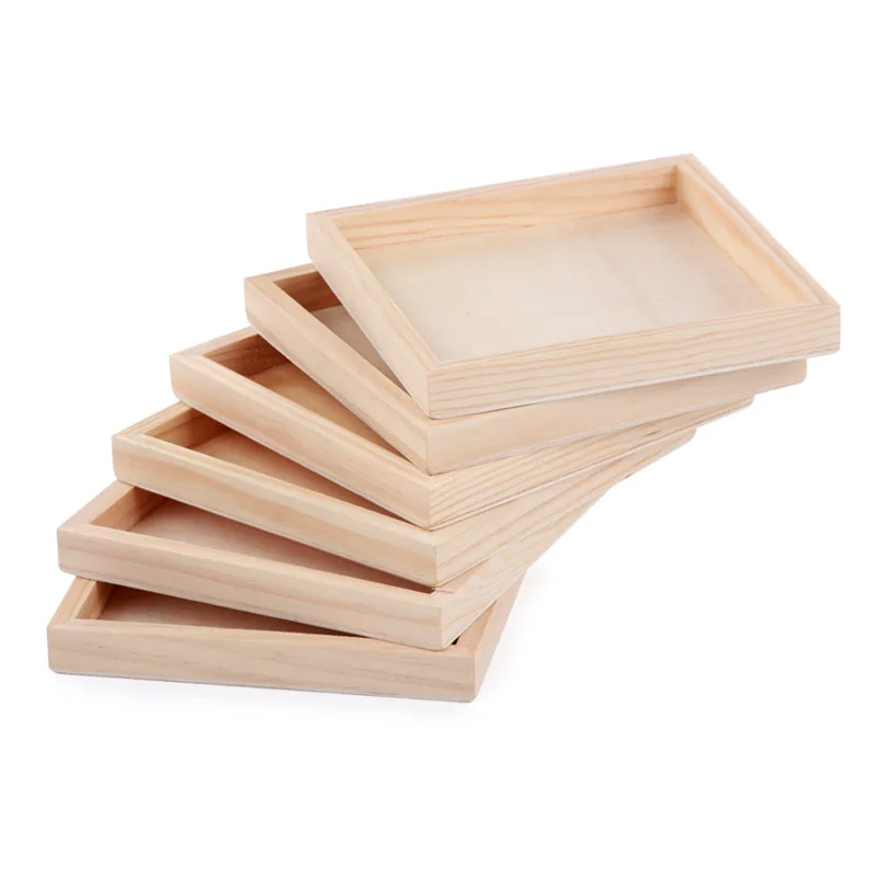Custom 3D Puzzle Storage Sorting Trays For 3D Puzzle Miscellaneous Stand Toy DIY Holder Blocks Wooden Storage Trays For Home