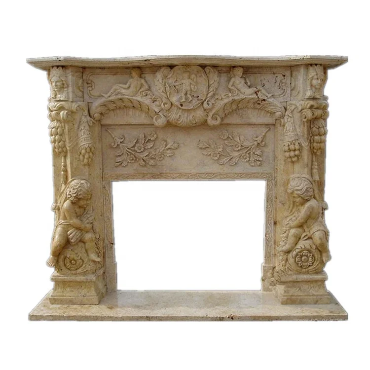 Construction home decoration natural stone electric fireplace italian carrara natural indoor marble fireplace