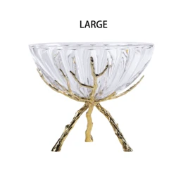 Manufacturer Wholesale High Quality Home Glass fruit dry fruit tray Elegant Transparent Nordic Fruit Tray