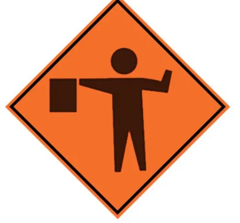 RUS002 Roll Up Traffic Safety Signs - Reflective - customized roll up construction  management Signs