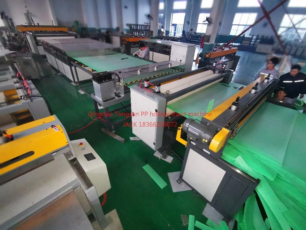 High Quality PC PE PP Hollow Grid Plate corrugated sheet Extrusion line with  best price
