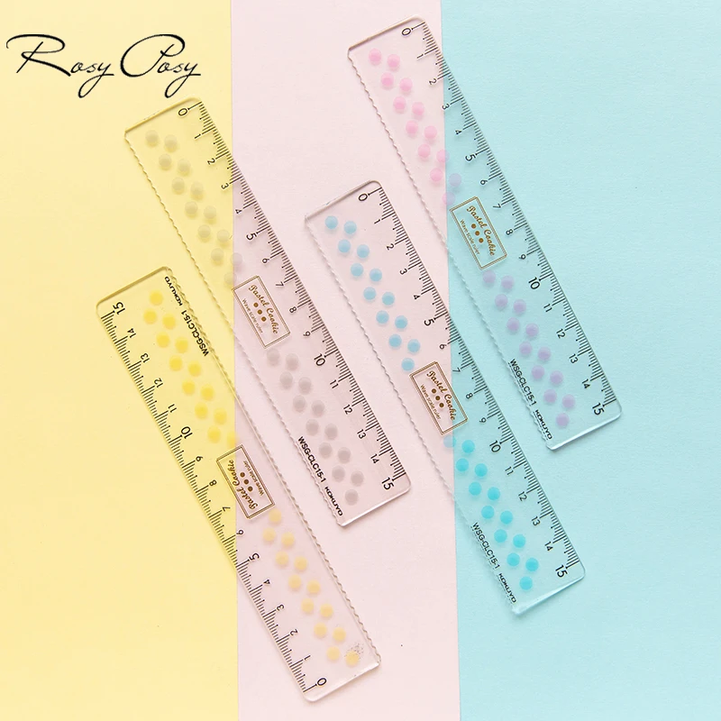 
Promotional Single Wave Ruler Plastic Straight Ruler 