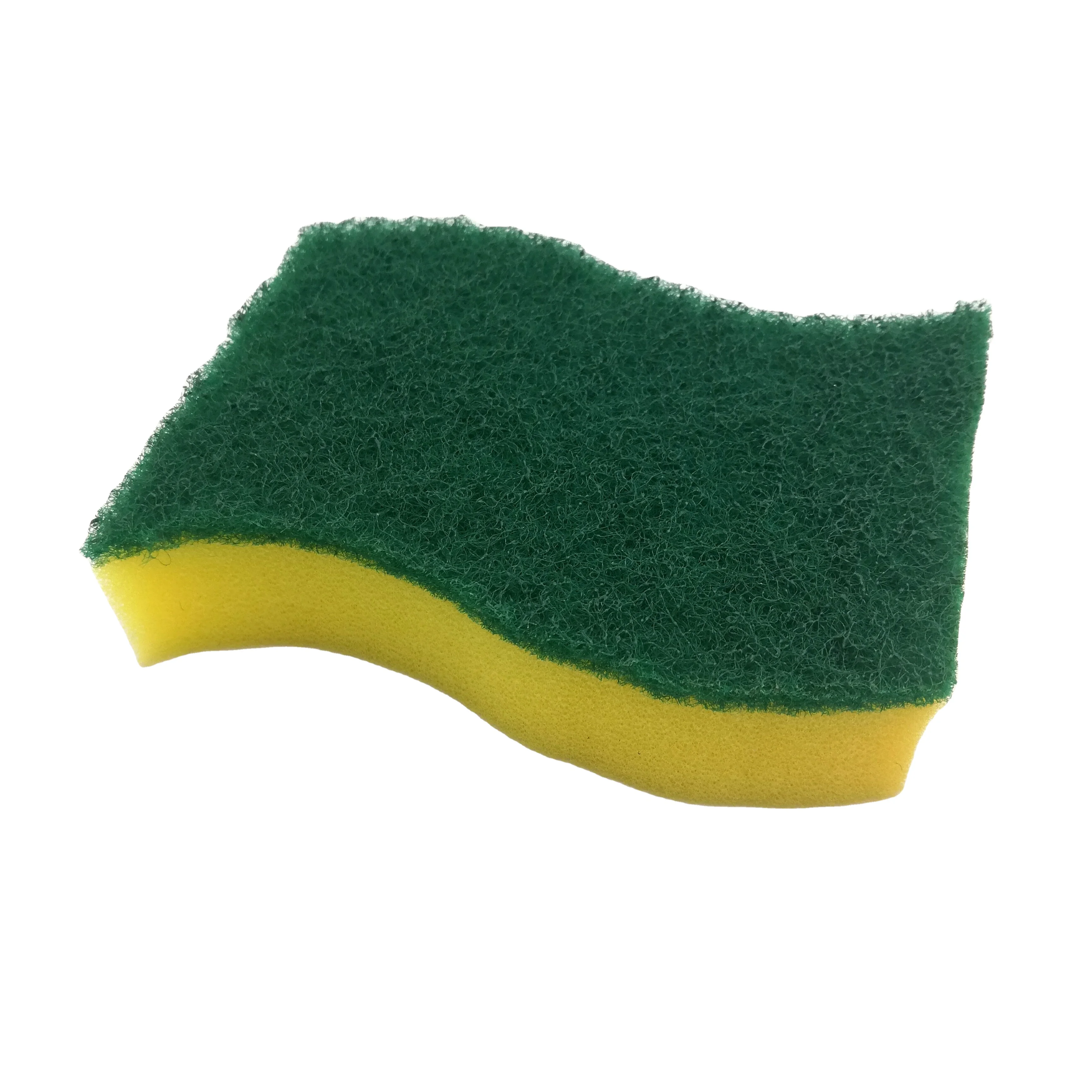 On Sale Polyurethane foam scrub abrasive scouring pad cleaning kitchen sponge for dishes