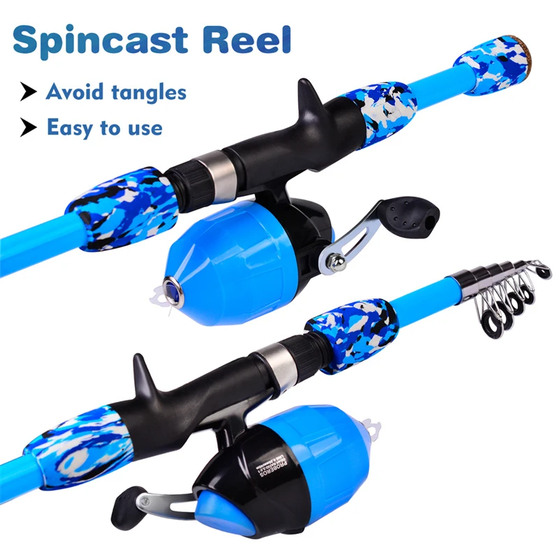 Hot selling carbon fishing rod with reel complete set include fishing lines bait hooks handbag