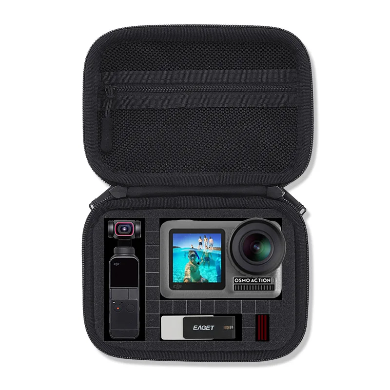 In stock multifunctional DIY digital storage bag Large capacity with DIY Foam bag Tote go pro 1   /9 camera bag