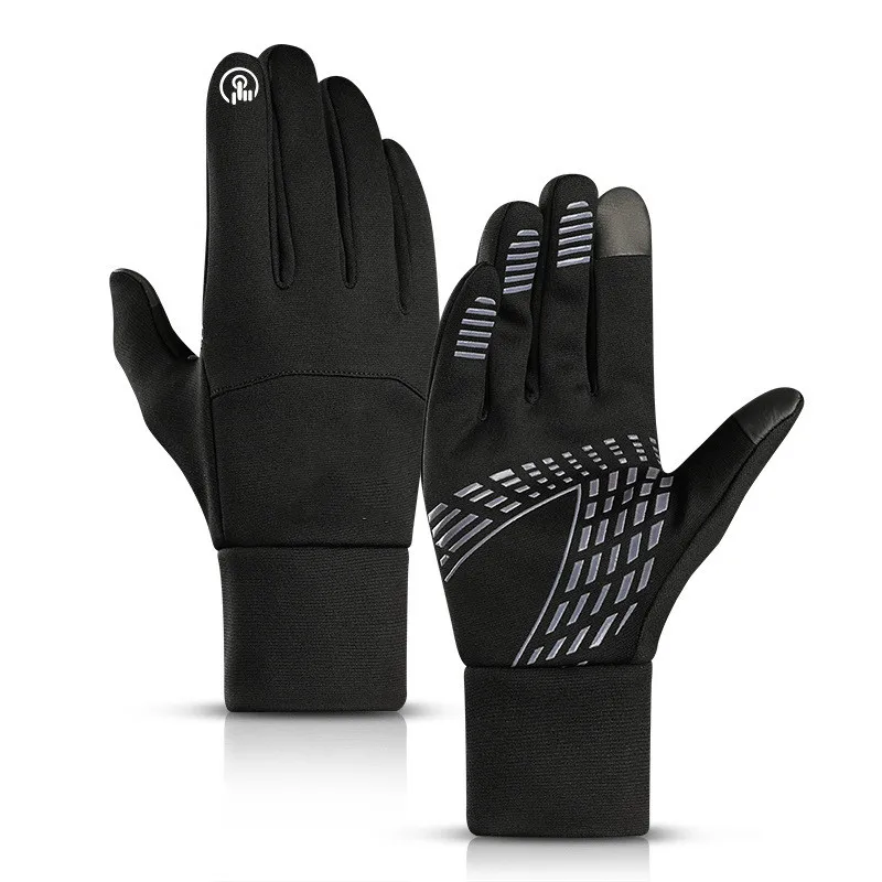 Waterproof Touch Screen Windproof Cycling Full Finger Warm Winter Sports Touch Gloves