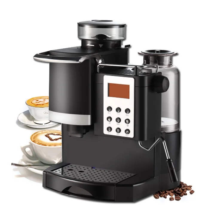 
Coffee Machine Espresso Commercial Art with Milk Foaming System For Latte Cappuccino 
