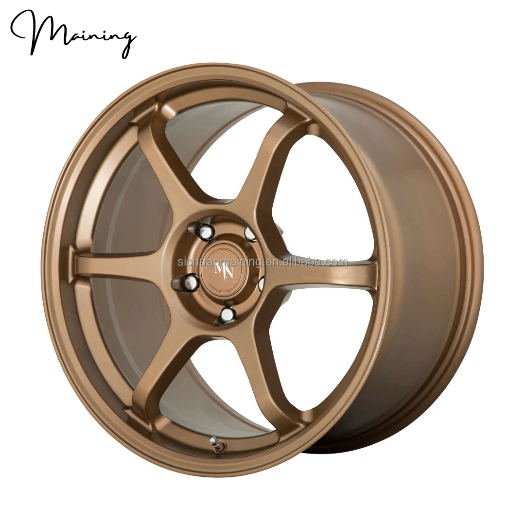 16 17 18 19 20 21 22 Inch Forged Alloy Gold Wheel 5 Holes 5x114.3/5x120 Rims For Porsche BMW Mercedes Benz Passenger Car Wheels