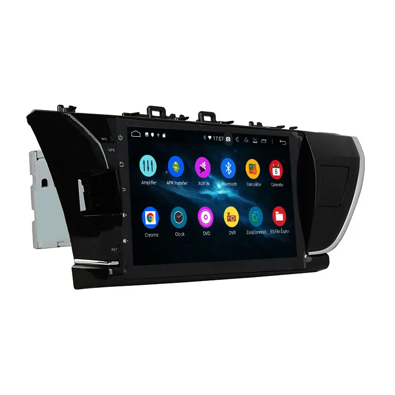 Klyde высокое качество 1024*600 octa core kd-1108 android 10 автомобильному аудио с Corolla 2014-2015 LHD GPS для мультимедиа