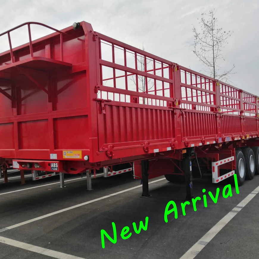  #OYJD Trailers good skill 40ft flatbed trailer 60t payload strengthen fence semitrailer use container gen set transport on