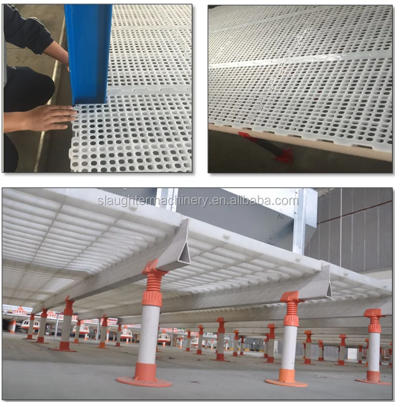 Plastic Frame Poultry Duck Chicken Broiler Breeder Layer Farm Cage house Farming Raising Growing Equipment Plant Slat Floor