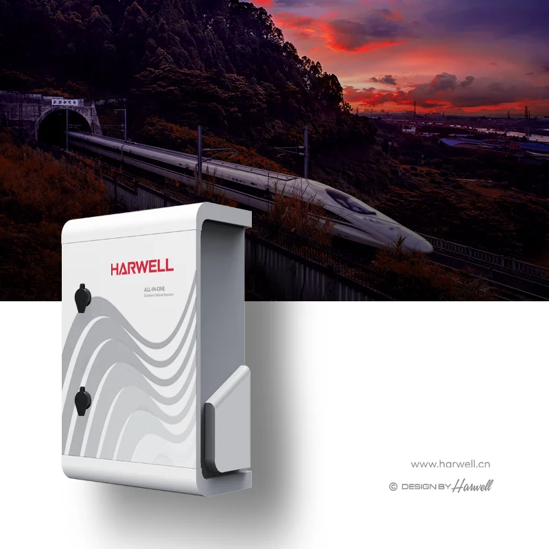 Harwell IP55 наружная Водонепроницаемая коробка видеонаблюдения из нержавеющей стали 12 В постоянного тока 30 А блок питания для камер