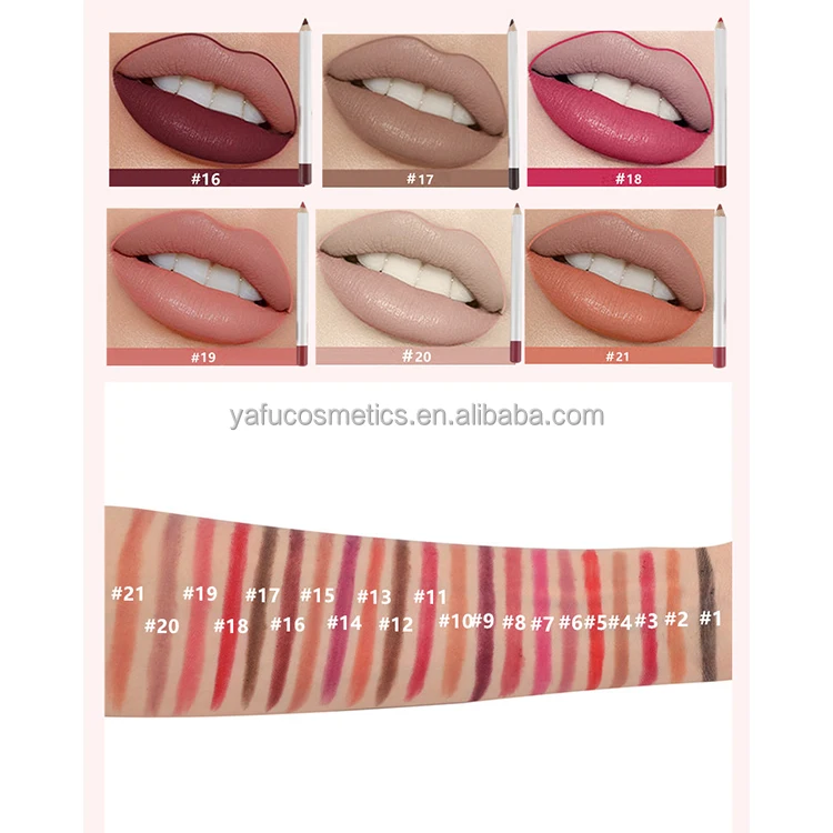 Wholesale Best Price Cosmetics Lipliner Waterproof Long Lasting Nude Vegan Lip Liner Pencil