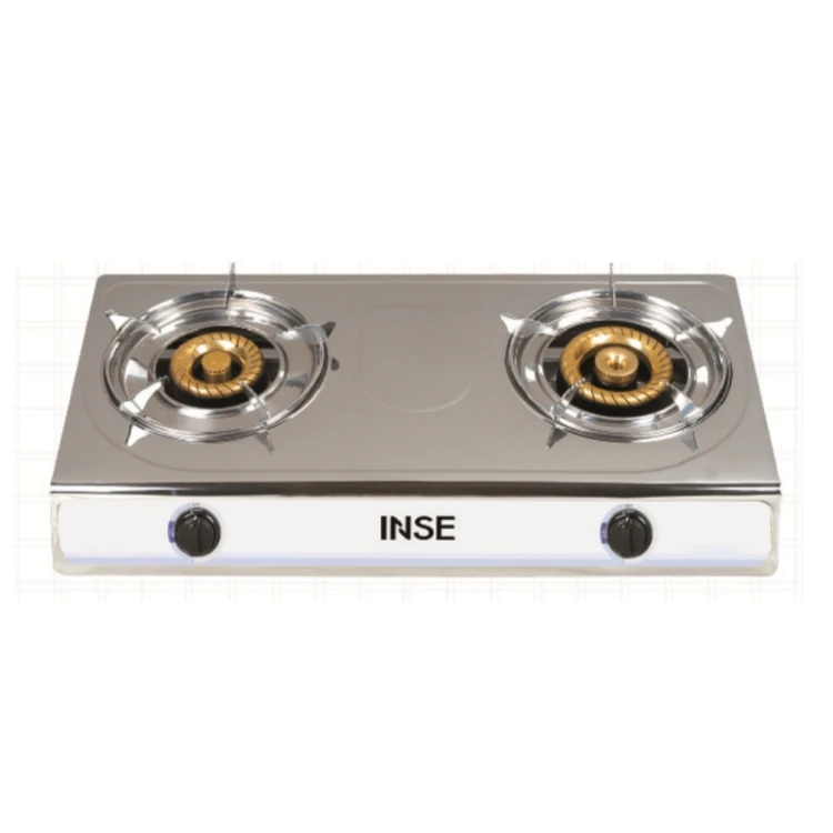 Новые популярные товары, газовая горелка 2-968A, плита с 2 горелками, настольная газовая плита из нержавеющей стали