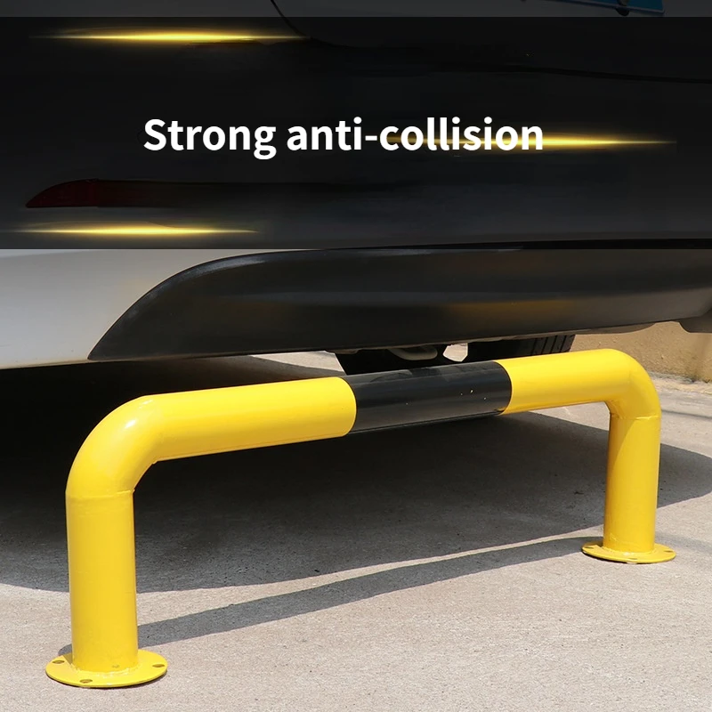 U-shaped anti-collision steel pipe guardrail parking M-shaped reinforced anti-collision Gas Station Road community barrier