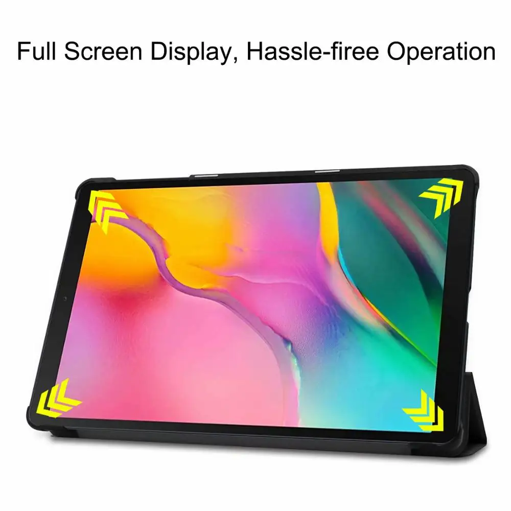 Магнитный умный чехол из искусственной кожи для Samsung Galaxy Tab A 10 1 2019 T510 T515