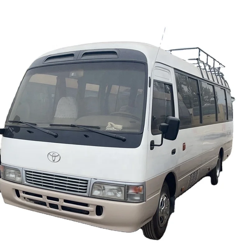 Дизельный двигатель Отремонтирован в хорошем состоянии 30 мест б/у toyota coaster автобус для