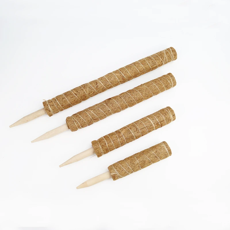 Plant Climbing Coir Totem Pole Coconut Palm Sticks Moss Pole Coir Plant Support Totem Moss Pole For Plants