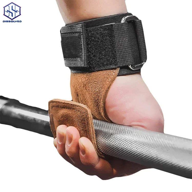 Gymnastic Grips Adjustable Wrist Support for Powerlifting Palm Protectors Pads Weight Lifting Hand Grips
