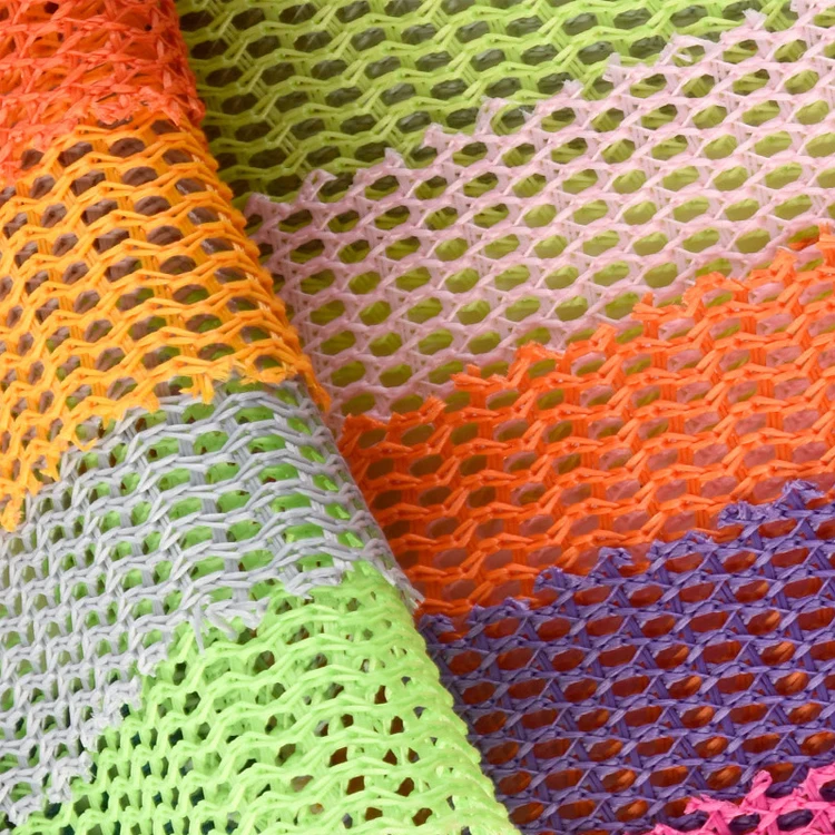 DWDP 100% polyester stiff hard warp mesh net fabric for cap