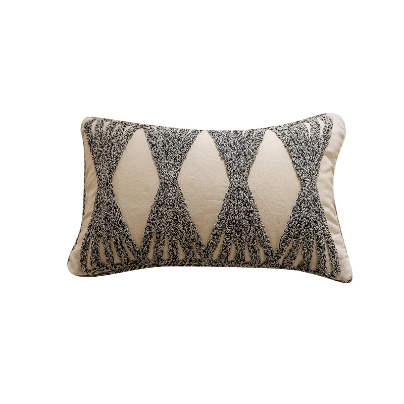 Bohemian pillow simple Scandinavian tufted cushion window decorative pillow cover decorative cushion