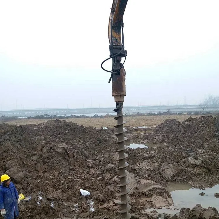 Оборудование для посадки деревьев Буровое Сверло земляного шнека