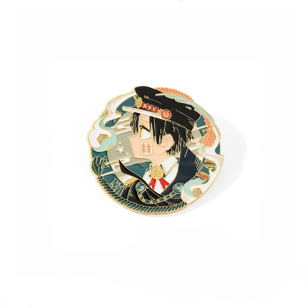 Anime Toilet-bound Hanako-kun Enamel Pins Yugi Amane Yashiro Nene Figure Badge Brooches For Fans Backpack Shirt Bag Jewelry Gift