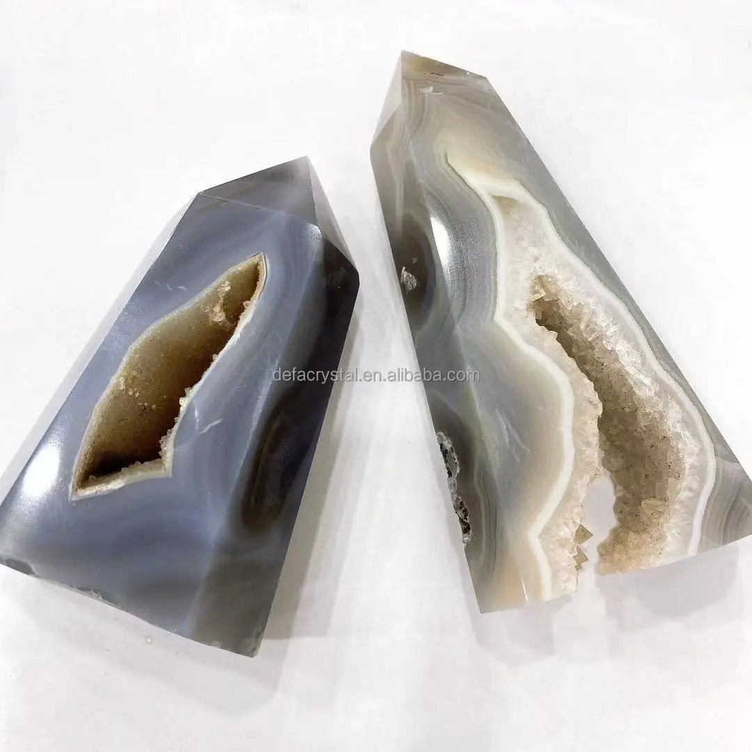 Wholesale Natural Wand Crystals Healing Stones Crystal Point Crystal Tower Agate Geode Point For Feng Shui