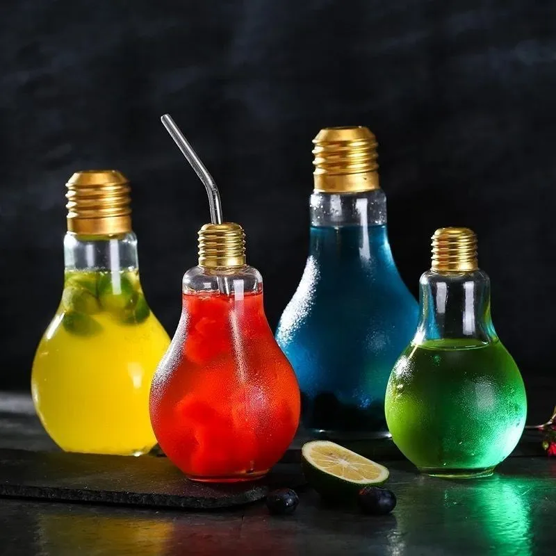 amazon top seller hot selling Bulb Glass 300ml  fancy martini unique creative  glass cocktail cups bar set glass