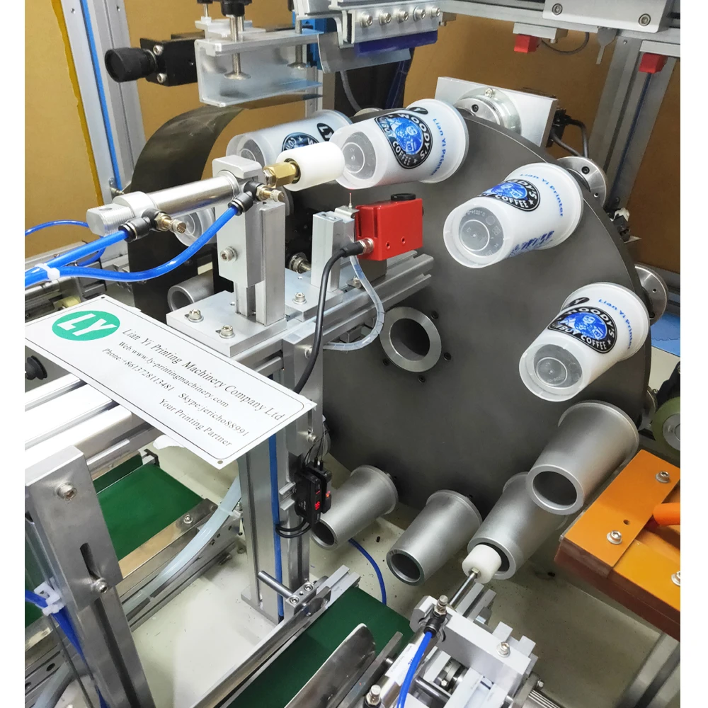 Auto printer for cup screen printing machine for plastic cup paper cup