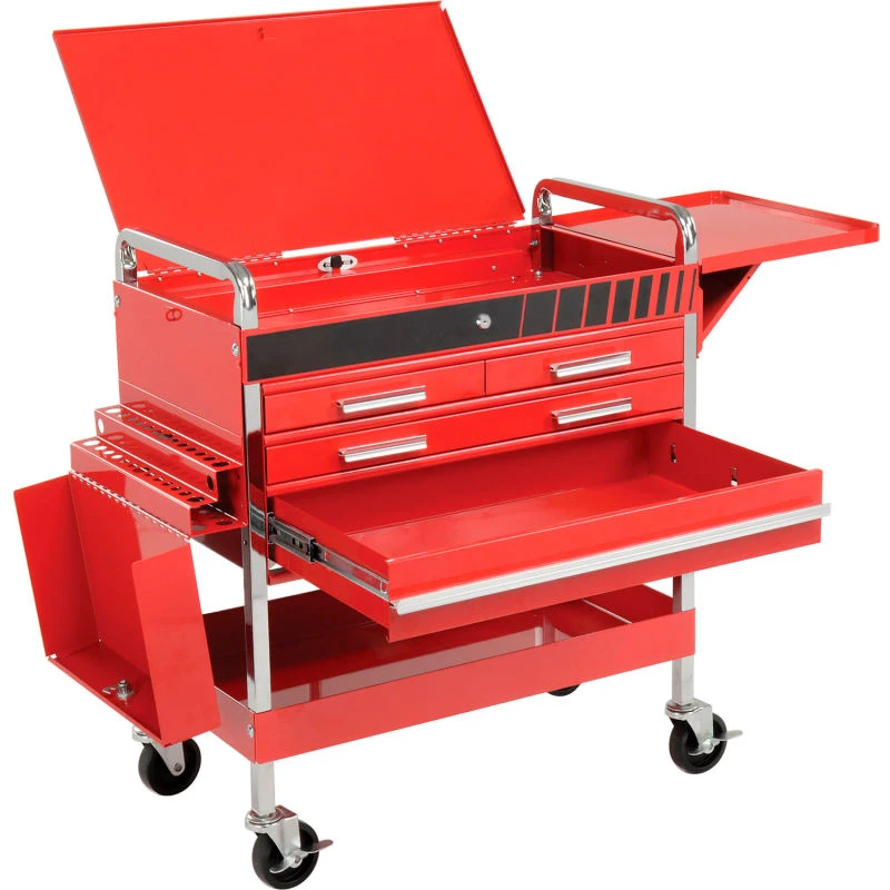 Metal universal wheel office furniture tool cabinet trolley multi purpose tool toolbox cart
