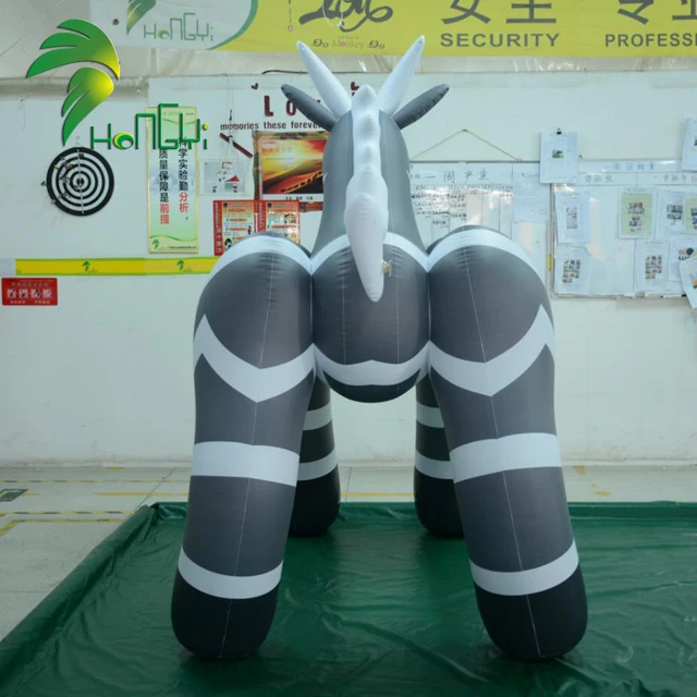 Big Inflatable Climbing Sex Zebra Toy