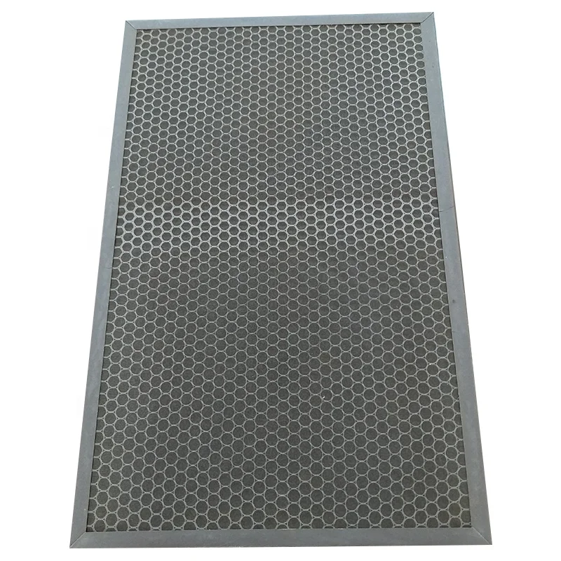 Customized Industrial household use honeycomb type active carbon hepa air filter mesh sheet