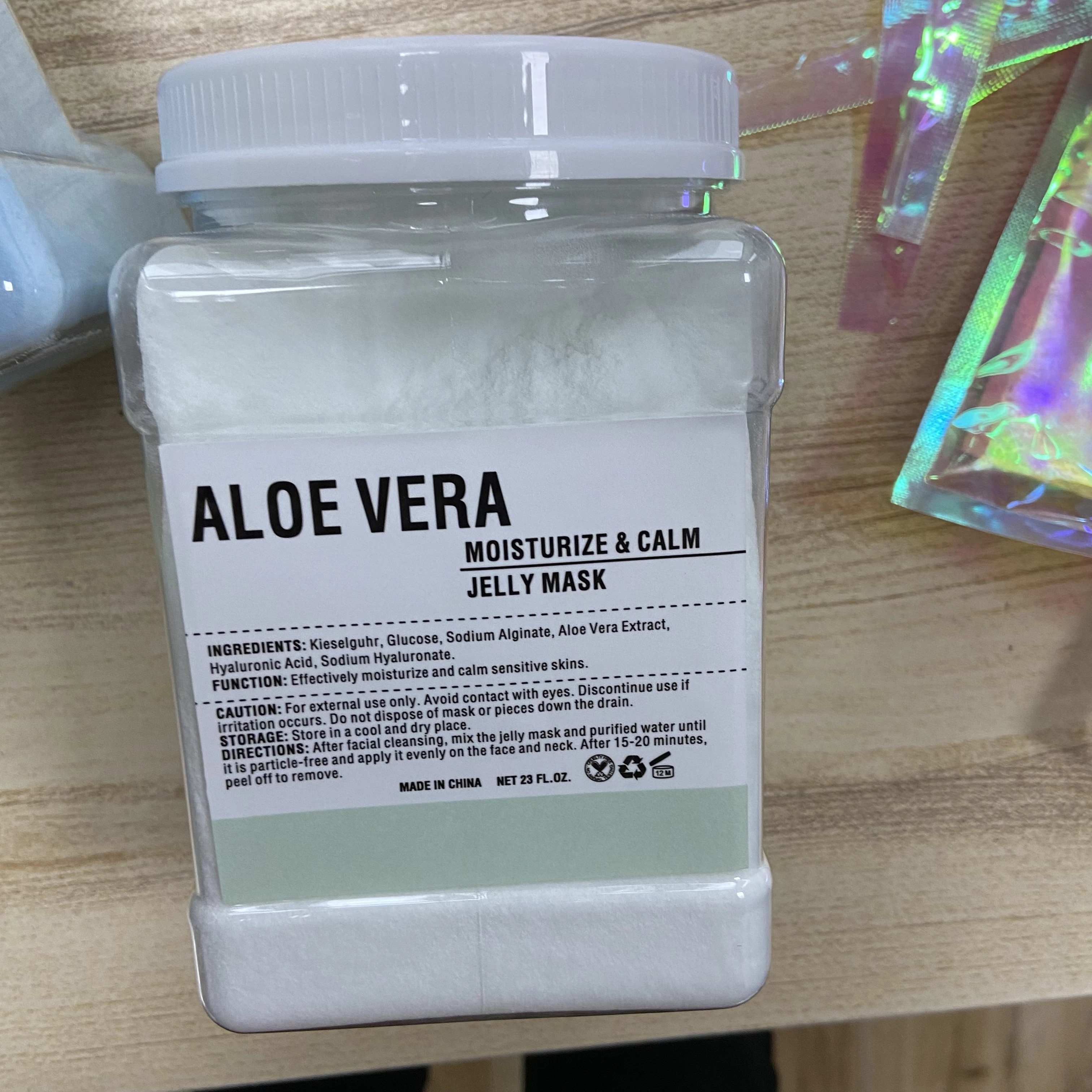 Face mask Custom Mascarillasl Facial Petals Whitening Jellymask Powder Crystal Hydro Jelly Mask Powder