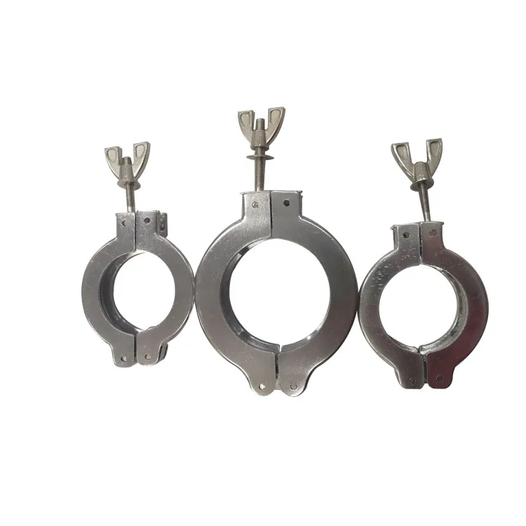 
OEM Manufacturer vacuum Clamp KF series stainless steel clamp SS304 Aluminum 