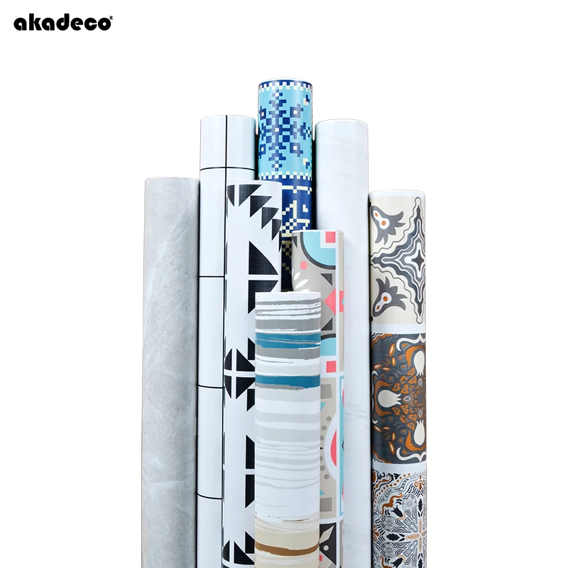 Factory Price 3D Floor Stickers Waterproof Peel and Stick Floor Tiles Plastic Flooring Black and White Lattice Vinyl Plank