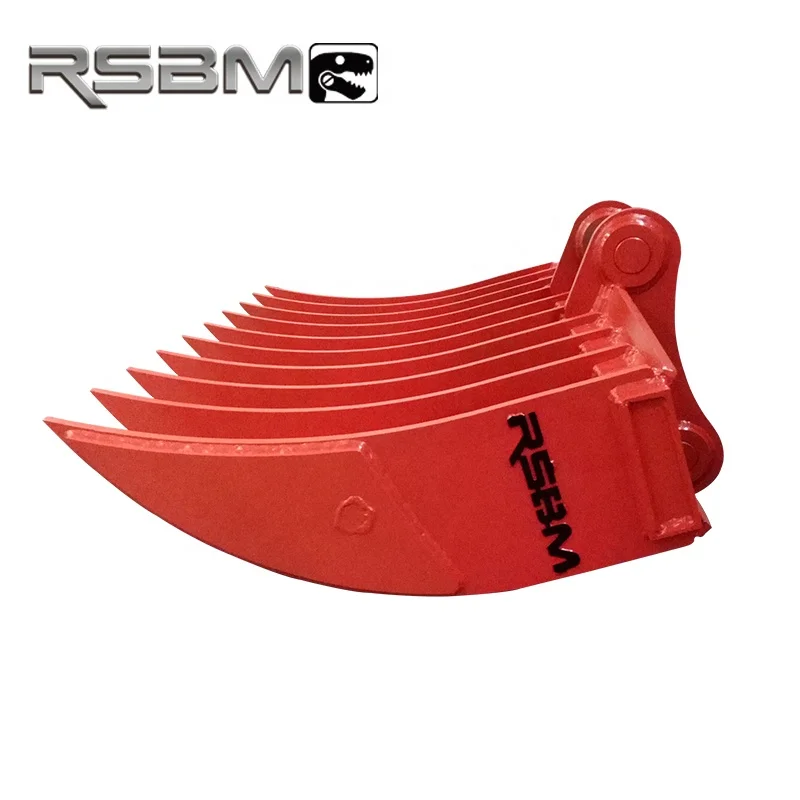 hot sales excavator digger root rake