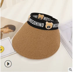 Hot selling children hats straw wholesale spring kids hats beautiful breathable
